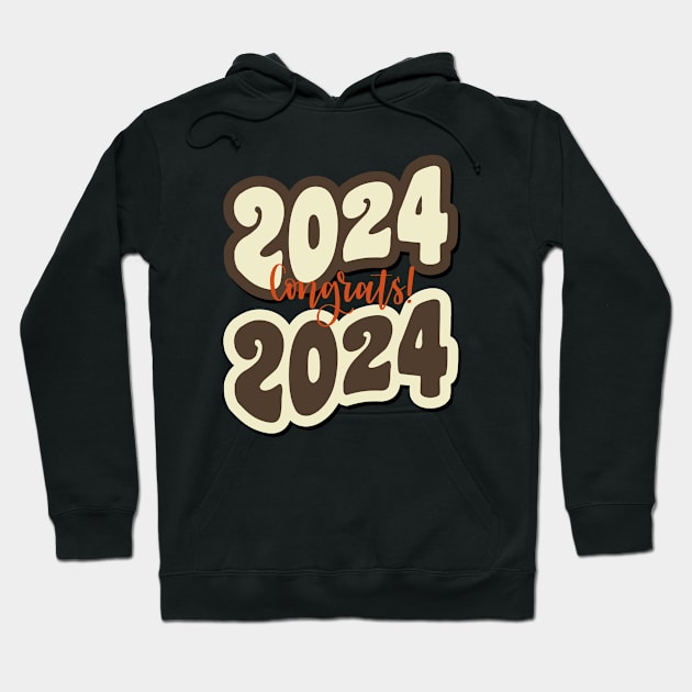 Congratulations! 2024 Hoodie by pokymike